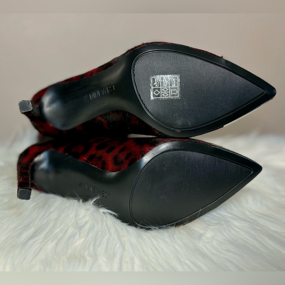 NINE WEST NWOT Calf Hair Zip Boot - Picture 11 of 11